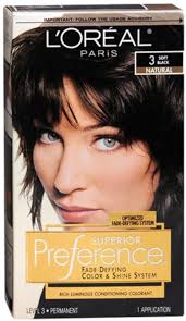 Choosing a perfect shade can be a little tricky, but i got you covered with a number of dark hair highlights. L Oreal Superior Preference 3 Soft Black Natural 1 Each Pack Of 4 Walmart Com Walmart Com