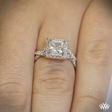 Verragio Square Halo Diamond Engagement Ring 1806 Square Engagement Rings Dream Engagement Rings Diamond Engagement Rings