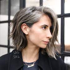 846 Likes 21 Comments Sal Salcedo Salsalhair On Instagram Modern Bob Salsalhair Modernbob Bob Gray Hair Growing Out Balayage Hair Natural Gray Hair