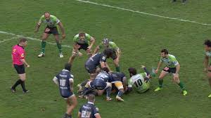 An early second half penalty saw. Rugby Pro D2 Montauban Bat Colomiers A Sapiac 29 20 Sud Radio