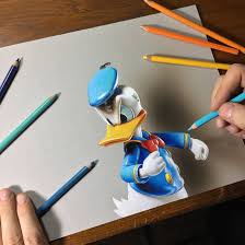 Drawing Donald Duck By Marcellobarenghi Deviantart Com On Deviantart Disney Art Drawings Color Pencil Drawing Color Pencil Art