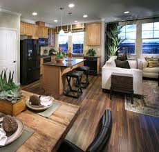 Birlesik Mutfak Salon Modelleri Wood Floor Kitchen Contemporary Kitchen Kitchen