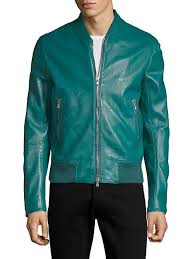 Black And Gold Leather Jacket Mens Diesel Black Gold Laston Leather Bomber Jacket In Green Blue Modesens Leather Jacket Style Leather Bomber Jacket Leather Jacket