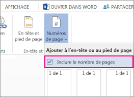 Je doute que cela te convienne ms ce qui s'en rapproche le + est le format : Ajouter Un Numero De Page X Sur Y A Votre Document Support Office