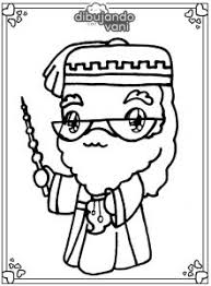 Dibujos Para Colorear De Harry Potter Kawaii