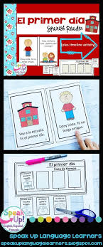 El Primer Dia Spanish Reader Timeline First Day Of School En Espanol First Day Of School School Spanish