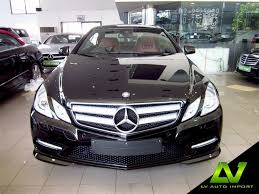 Mercedes Benz E250 Cgi Coupe Sport Exterior Black Solid Interior Flamenco Red Leather Coupe Leather Mercedes Benz
