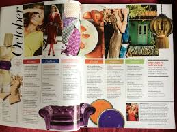 EASY LIVING mag October-2012 EMMA BUNTON Molly Ringwald Simone Kerr Sandra  Malek