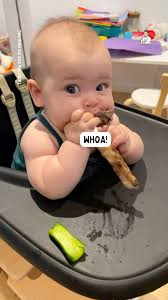 I think the baby likes it... 🍗