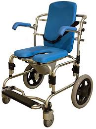 Padded Sturdy And Comfort Professional Transport Shower Commode Chair Shower Chair Commode Chair Shower Commode Chair