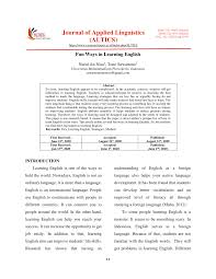 Google's free service instantly translates words, phrases, and web pages between english and over 100 other languages. Pdf Fun Ways In Learning English