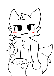 Cat fursona base f2u