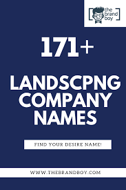 471 Catchy Landscaping Company Names Video Infographic Business Name Idea Landscaping Company Catchy Business Name Ideas