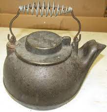 Sold Price Vintage Wagner Ware 8 Inch Cast Iron Tea Kettle Pot Sidney Ohio Ec Invalid Date Est
