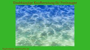 Poolsauger Test 2020 Die Besten 5 Im Vergleich Videos