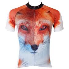 Us 24 0 38 Off Free Shipping 3d Realistic Red Fox Men Short Sleeve Cycling Jersey Polyester Breathable Cycling Clothing Size S M L Xl Xxl Xxxl In