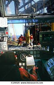 People Working On Oil Platform Seen From Control Room View Large Photo Image Oil Platform Oil Rig Jobs Oil Rig