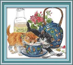If you want to print the pattern again at a later date, there. Joy Sunday Stamped Cross Stitch Kits Counted Cross Stitch Kit Cross Stitching Patterns C Cat Cross Stitch Animal Cross Stitch Patterns Cross Stitch Patterns