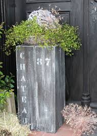 Shabby Holzsaule Massivholz Saule Holzpodest Blumensaule Galeriesockel Skulptur In Mobel Amp Wohnen Dekoration Skul Blumensaule Holz Garten Deko Saule Deko