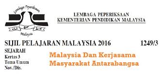Tema/tajuk:11.1 pengukuhan negara dan bangsa yang merdeka soalan:huraikan sejarah pembentukan malaysia dan menghubungkaitkannya denga. Skema Jawapan Malaysia Dan Kerjasama Antarabangsa Nota Cute766