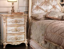 White black bedside table gold storage nightstand with drawer stainless steel x base furniture sti toughened glass and rose side my ice 2 homebase italian designs luxury plated elegance chic modern midi chest pattens stoke on t staffordshire lacey 1 from the next uk antoinette collection gemini. Louis Xvi Style Bedside Table White And Gold Vimercati Meda Luxury Classic Furniture Wooden Wooden Base Rectangular