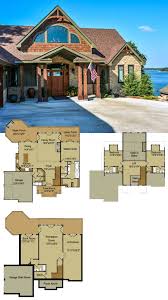 The rooms are labeled so you know exactly what is supposed to go where. Lake House Plan Floor Plan River S Reach Mountain House Plans Cottage House Plans Basement House Plans
