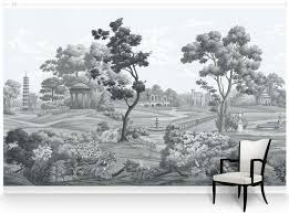Hand Painted Wallpaper Chinoiserie Wallpaper Silk Wallpaper Chinese Wallpaper Hand Painting Wallpaper Chinoiserie Wallpaper Hand Painted Wallpaper