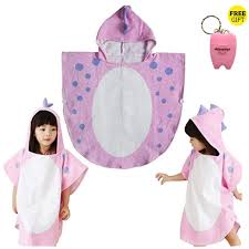 I wanted to get this project ready so that you have lots of time to make it for summer! Kids Boys Girls Bath Towel Robe Hooded Beach Swimming Poncho Dinosaur Pattern Uk