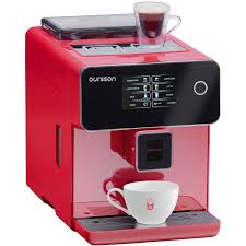 Amazon De Oursson Super Automatic Kaffeemaschine Keramikmuhle Touchscreen 19 Bar Rot Am6250 Rd 1 7 Liter Kaffeevollautomat Kaffeemaschine Kaffee