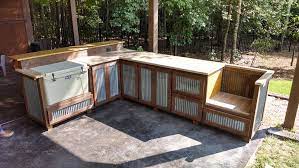 Rustic outdoor kitchen and bar ideas. Outdoor Rustic Cooking Station And Bar Rustic Patio Atlanta By What Wood You Like Houzz