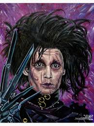 Edward Scissorhands Art Board Print