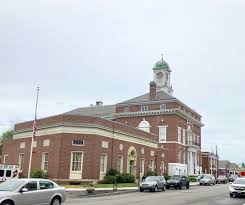 Post Office Rumford Maine City Hall Oxford County District Courthouse In Background Paul Chandler July 2019 Historic Buildings Oxford County Rumford