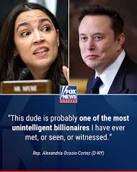 NOT SMART': Representative Alexandria Ocasio-Cortez slams Elon Musk in  viral social media rant as his DOGE efforts look to rid government waste.  The 'Squad' lawmaker called the billionaire one of the "least