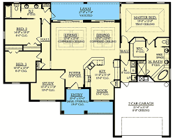 Plan 82216ka One Floor Traditional House Plan Mediterranean Style House Plans Mediterranean Homes Florida House Plans