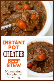 Instant Pot Cheater Beef Stew 365 Days Of Slow Cooking And Pressure Cooking Recipe Instant Pot Dinner Recipes Easy Instant Pot Recipes Easy Beef Stew
