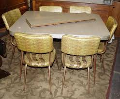 vintage formica table & 4 chairs around