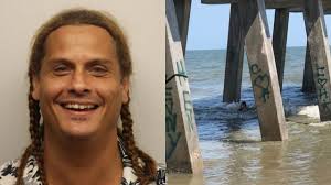 Suspect arrested for vandalizing pier