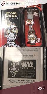 Rare Find New C 3po Watch Star Wars Episode 1 In Box Originally 24 86 Brand Nelsonic Collectable Nelsonic Ac Star Wars Watch Star Wars Episodes Things To Sell