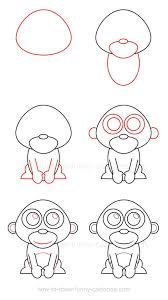 We will share to you the easy instructions of the video online course how to draw a gorilla for kids. Draw A Gorilla Art Drawings For Kids Monkey Drawing Doodle Drawings