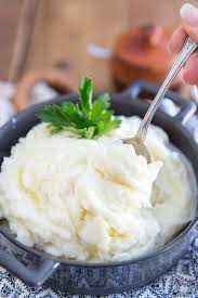They are low in fat , high in potassium and only have 150 calories per potato /serving. Healthier Mashed Potatoes The Healthy Foodie