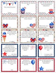 It will be fun to write several fun quiz questions and answers. Free Printable 4th Of July Trivia