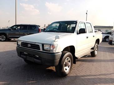 Legendary factory standard Toyota Hilux 2001 double cab pickup, AI generated