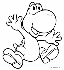 There are also yoshi and toad. Printable Yoshi Coloring Pages For Kids