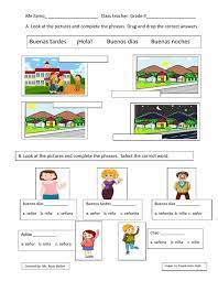 Saludos Y Despedidas Interactive Exercise For Grade 4 Elementary You Can Do The Exercises Online Or Download The Worksh In 2021 Elementary School Subjects School Work