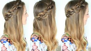 When we think back on braid hairstyles of the past, the french braid pigtails reigned supreme on the playground. 4 Strand Pull Back Braided Hairstyle Braidsandstyles12 Youtube