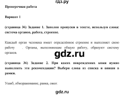 гдз по окружающему миру 3 класс проверочные работы плешаков рабочая тетрадь Gdz Stranica 36 Okruzhayushij Mir 3 Klass Proverochnye Raboty Pleshakov Pleshakov