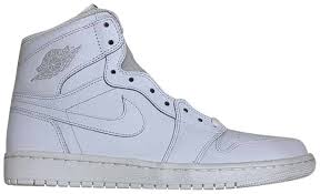 Made with supple leather, it featured a thick rubber midsole and a bold red outsole, along with eye. Air Jordan 1 Retro High Og Triple White Sample Air Jordan Mnjdls 033zz 387930 Goat