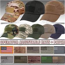 Adjustable Operator Tactical Cap Military Special Forces Hat American Flag Patch Rothco Ballcap Tactical Gear Clothing Operators Tactical Military Outfit