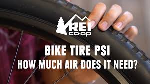 bike tire psi how much air should you put in your bike tire rei