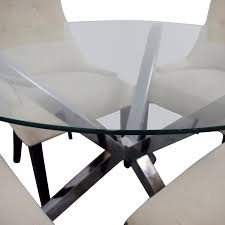 Get free shipping on qualified round outdoor coffee tables or buy online pick up in store today in the outdoors department. 85 Off Wayfair Wayfair Round Glass Dining Set Tables